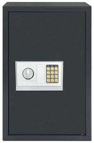 Cofre Digital Eletrónico com Prateleira Cinza Escuro 40x35x60 cm Aço