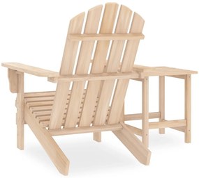 Cadeira de jardim Adirondack com mesa madeira de abeto