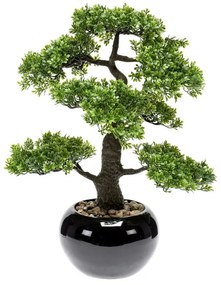 Plantas e Flores Artificiais Emerald  mini bonsai figueira artificial