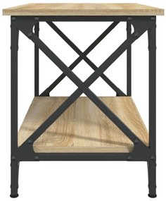 Mesa de apoio 55x38x45 cm derivados de madeira carvalho sonoma
