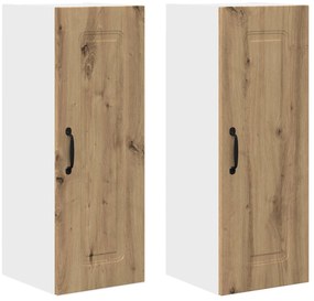 vidaXL Armário de Cozinha Kalmar 2 pcs Carvalho Artesanal