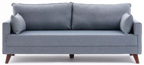 Sofá de 3 Lugares Bella – Azul – 208x85x81 cm