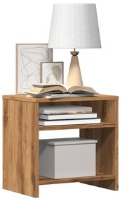 Mesa de cabeceira 2 pcs derivados de madeira carvalho artisiano