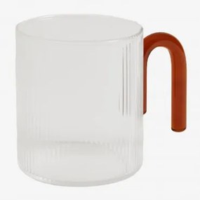 Pacote De 2 Copos De Borosilicato 35 Cl Engen Vermelho Argila - Sklum