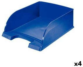 Conjunto de Bandejas Organizadoras Leitz Plus Jumbo Azul 4 Unidades