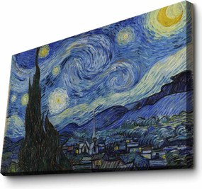 Pintura Decorativa em Tela 4570VANGOGH074 – Multicolor – 45 x 70 cm