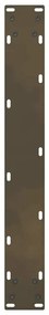 Pés de mesa de bar em aço natural, 2 peças, 60x(90-91) cm, aço