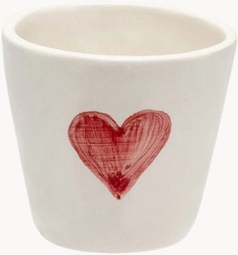 Chávena de café expresso pintada à mão Queen of Hearts