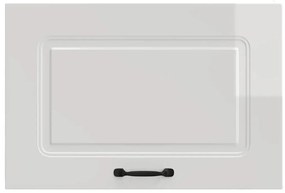 Armário de parede de cozinha Kalmar branco alto brilho