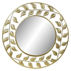 Espelho de Parede Dkd Home Decor Espelho árvore Dourado Metal (80 X 2 X 80 cm)