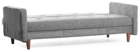 Sofá-Cama de 3 Lugares Hiko – Cinzento Claro – 180 x 102 cm