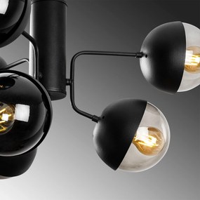 Chandelier Karsor – Preto – 64 x 64 cm