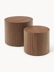 Mesas de centro em madeira Dan, conjunto de 2
