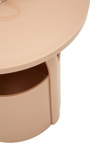 MESA DE APOIO IRIS Ø 44X43 CM ROSA