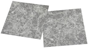 Tábuas de soalho autoadesivas 55pcs 5,11m² PVC cinzento-cimento