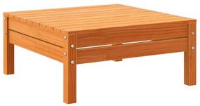 9pcs conj. sofás jardim c/ almofadões pinho maciço castanho mel