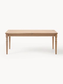 Mesa de jantar em madeira artesanal Eton, 180 - 230 x 95 cm