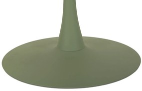 MESA DE JANTAR STOCKHOLM 120X76 EM MDF e FERRO VERDE E CREME