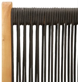Cadeiras jardim reclináveis 4pcs madeira de acácia maciça preto
