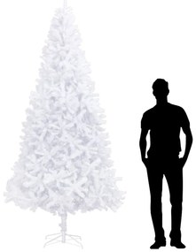 vidaXL Árvore de natal artificial 300 cm branco