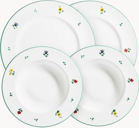 Conjunto de jantar artesanal Streublumen, conjunto de 4