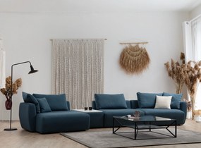 Sofá de Canto Maya Corner – Azul – 425x127x65 cm