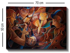 Tela Decorativa Modelo 1392982406 – Multicolor – 50 x 70 cm