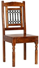 Conjunto de mesa de jantar 5 pcs madeira de acácia maciça