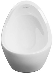 Urinol de parede com válvula de descarga cerâmica branco