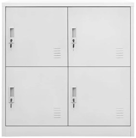Cacifos 5 pcs 90x45x92,5 cm aço cinzento-claro