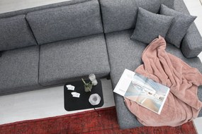 Sofá-Cama de Canto Nordic – Cinzento Escuro – 303 cm x 160 cm