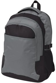 Mochila escolar 40 L preto e cinzento