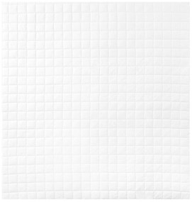 Edredão de verão leve em poliéster e algodão branco 200 x 220 cm ANNAPURNA Beliani