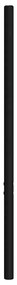 Cabeceira de cama 150 cm metal preto