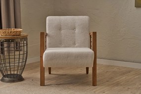 Cadeira Wing Kemer – Creme – 69x80x83 cm