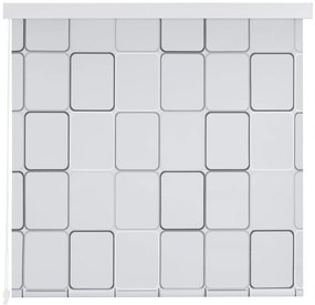 Estore de rolo para o duche 120x240 cm quadrados
