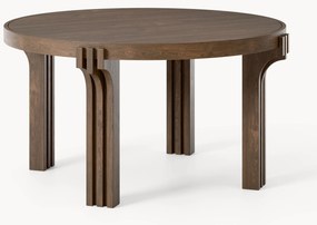 Mesa de jantar redonda de madeira de carvalho Nolan, vários tamanhos