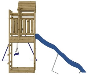 Conjunto de brincar para exterior madeira de pinho impregnada