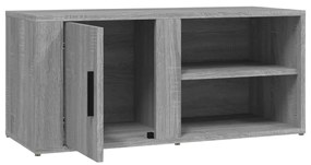 Móvel de TV 80x31,5x36 cm derivados de madeira cinzento sonoma