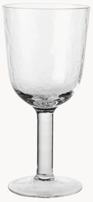 Copos de vinho tinto artesanais Hammered, 4 uni.