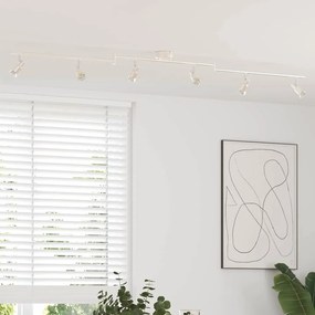 vidaXL Holofote de Teto 6 Vias Ajustáveis Níquel Escovado GU10