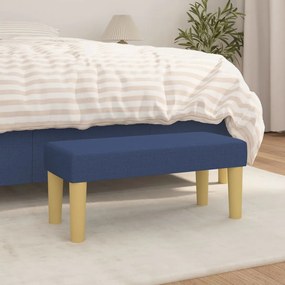 vidaXL Banco 70x30x30 cm tecido azul