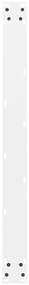 Pés para mesa de jantar , 2 peças, 90x (72-73) cm, branco, aço