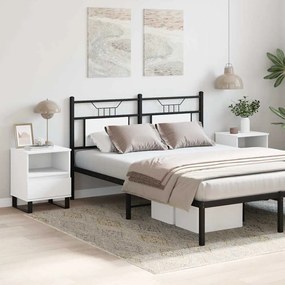Mesas de cabeceira 2pcs 40x35x50 cm derivados de madeira branco