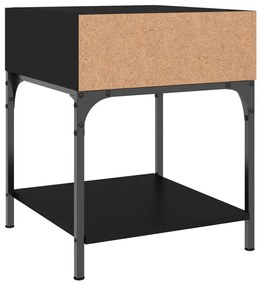 Mesa de cabeceira 40x41x50 derivados de madeira preto