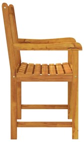 Cadeiras de jardim 2 pcs madeira de acácia maciça