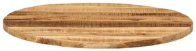 Tampo de mesa redondo Ø70x1,5cm madeira mangueira áspera maciça