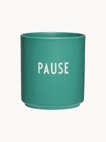 Caneca de design Favourite Pause com inscrição