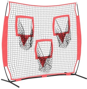 Beisebol &amp; Softbol Preto 214.5 x 89.5 x 181 cm Poliéster