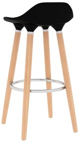Bancos de bar 2 pcs preto